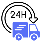 all my tech is very efficient resulting in same day delivery if you order in your favorite city before the cut off time of 11 am